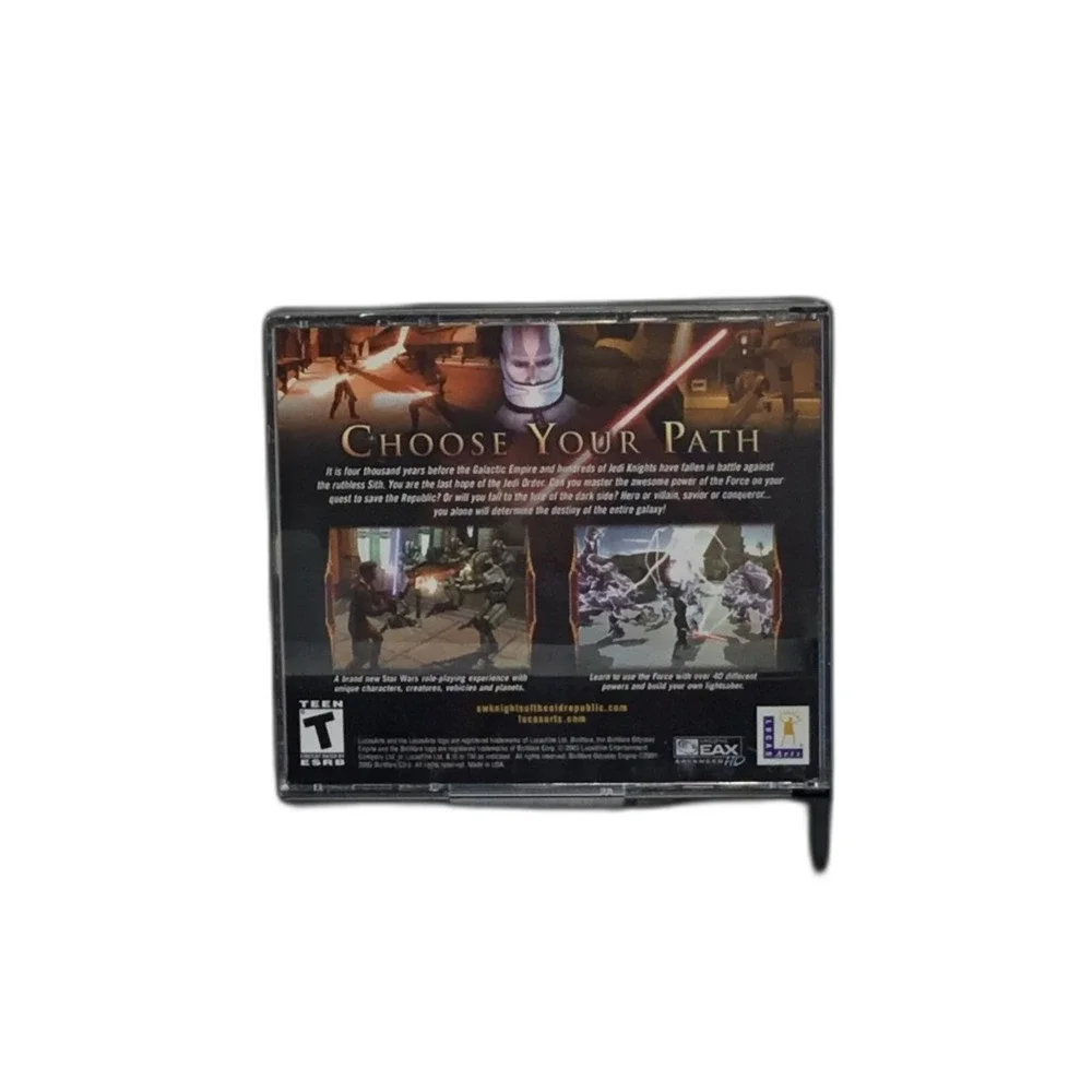 Star Wars Knights of the Old Republic PC Game 2003 4 Disc Set KOTOR CD